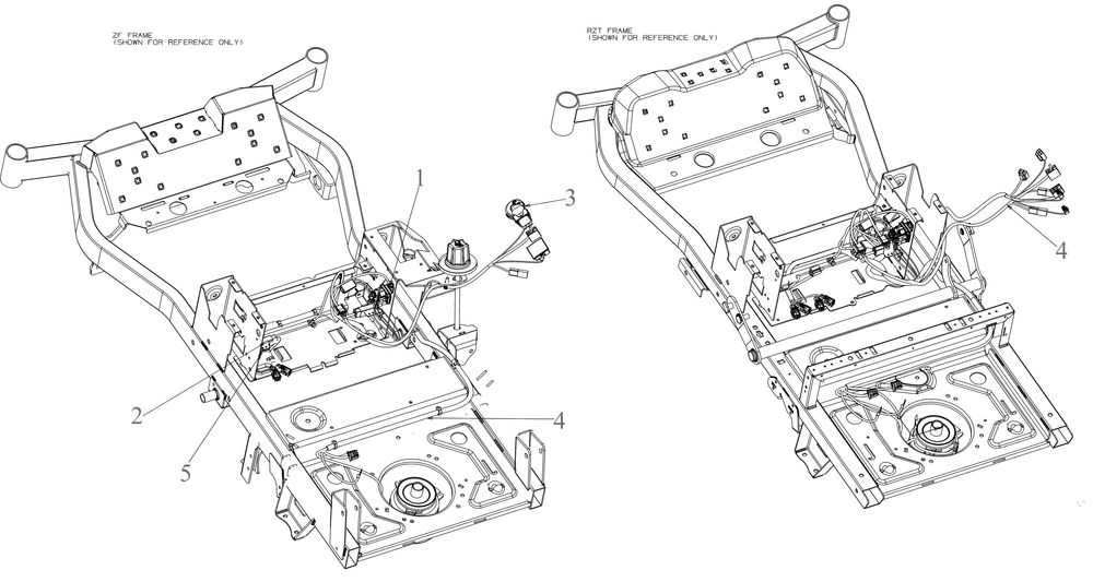 Electrical Diagram and Parts List for ZT1-54KH (17CM010)(2022) Cub Cadet Lawn Tractor